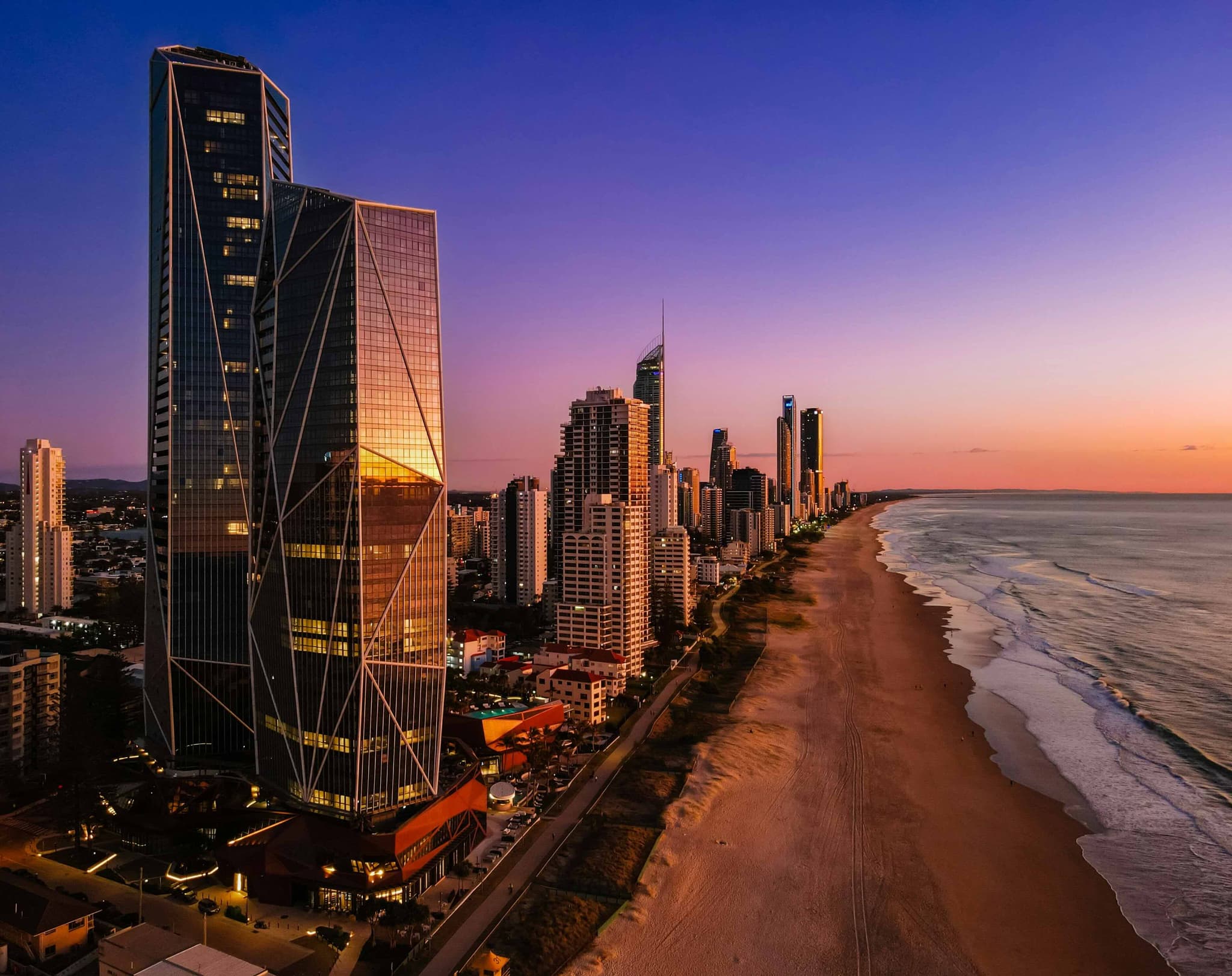 Gold Coast skyline - FSME fire protection services covering the Gold Coast region